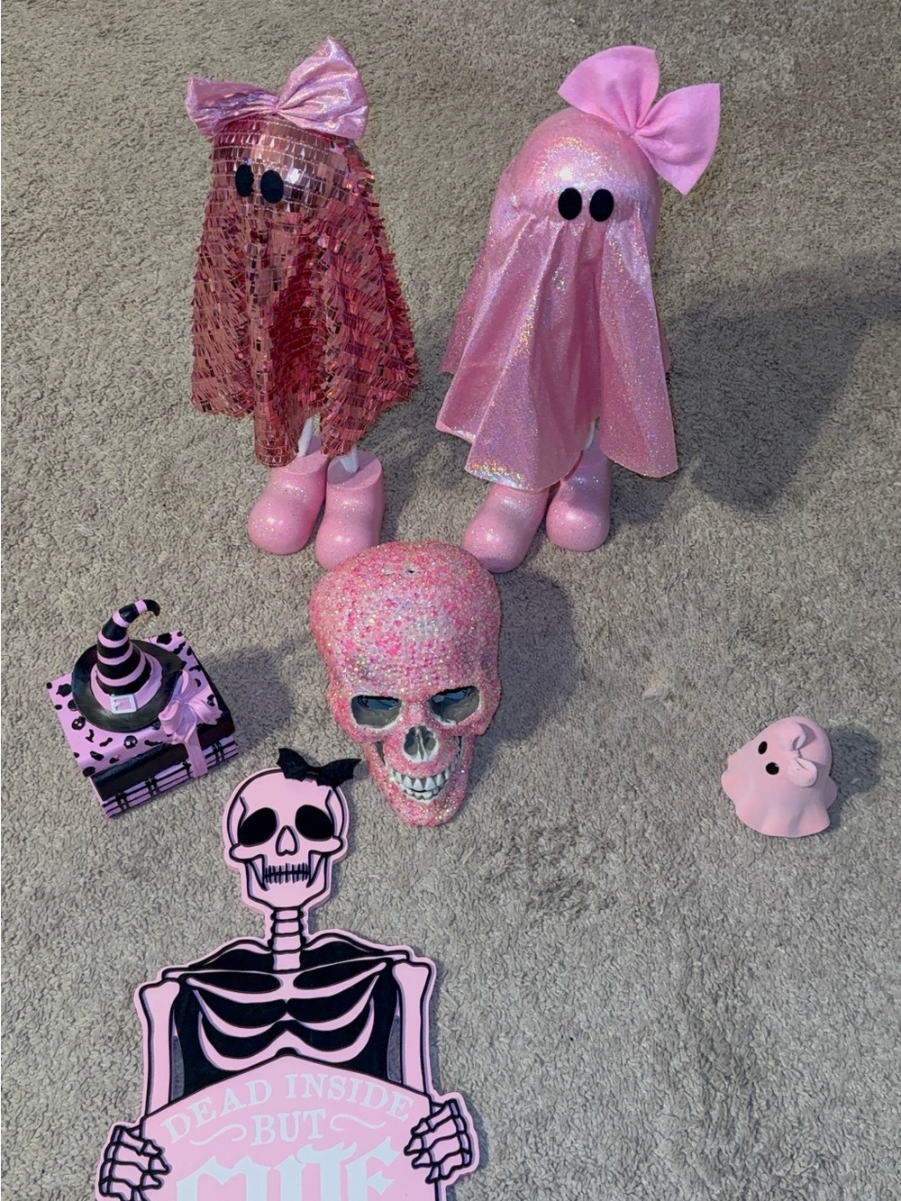 Pink Halloween Decor